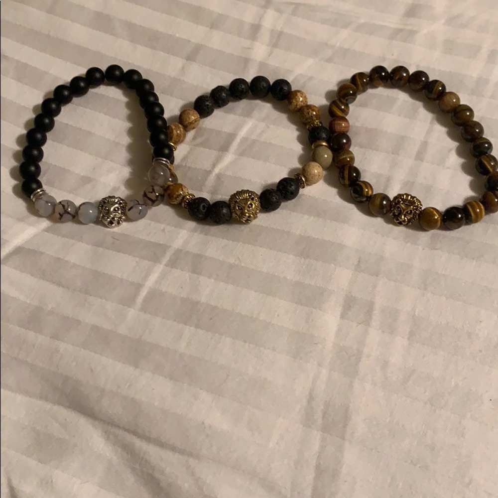 Marble bead bracelet